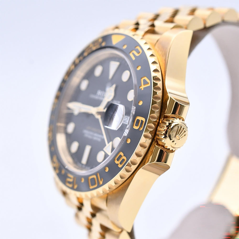 GMT-Master II Yellow Gold 126718GRNR – Golden Anvil Jewelers