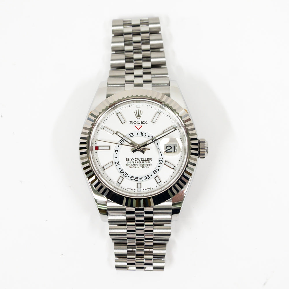 Sky-Dweller Steel and White Gold 336934