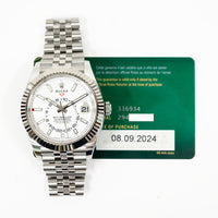 Sky-Dweller Steel and White Gold 336934