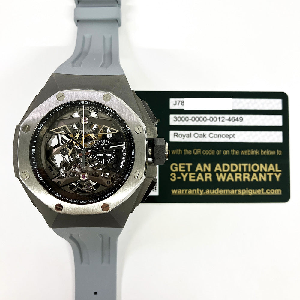Royal Oak Concept 44mm Tourbillon Chronograph - Titanium 26587TI.OO.D010CA.01