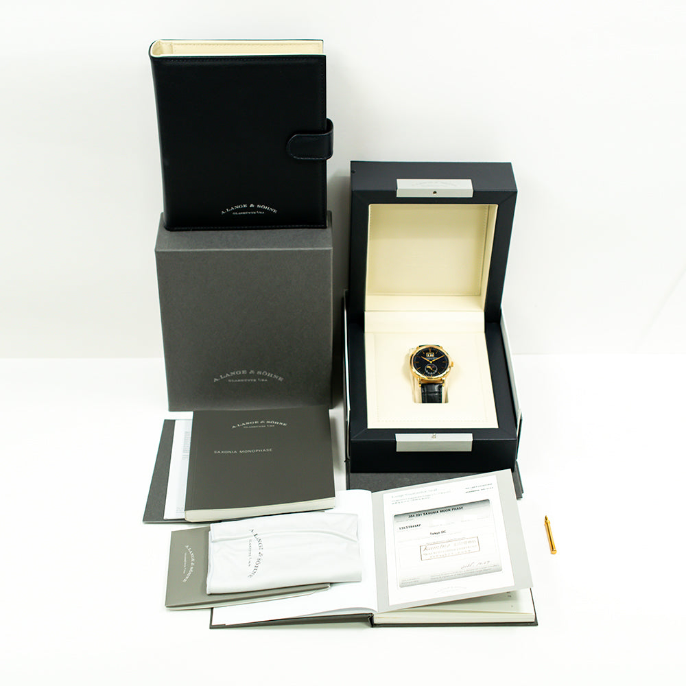 384.031 Saxonia Moon Phase 40mm Rose Gold 384.031