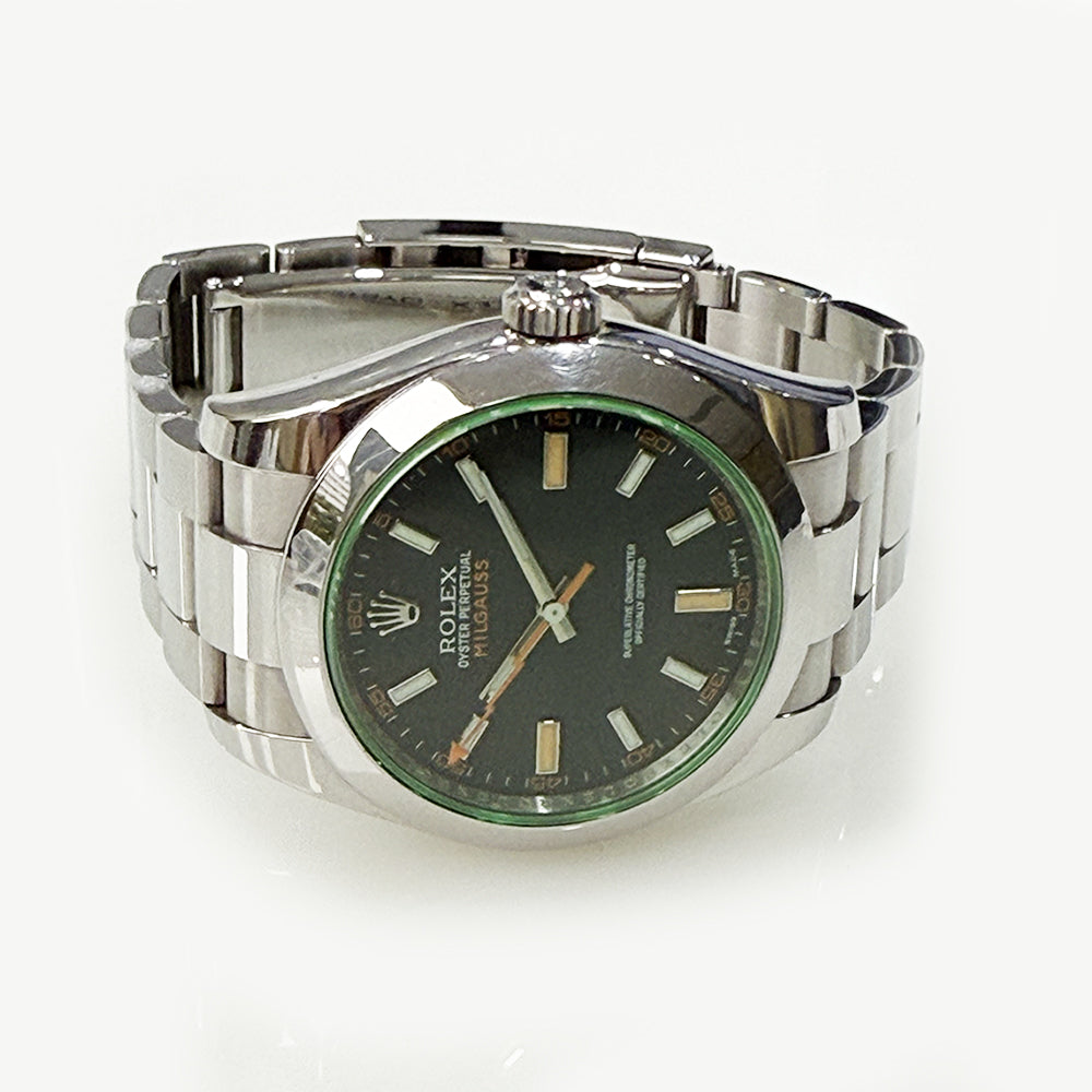 Milgauss Green Crystal 116400GV