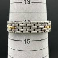 Panthère Small - Steel and Yellow Gold - 22mm x 22mm W25029B5