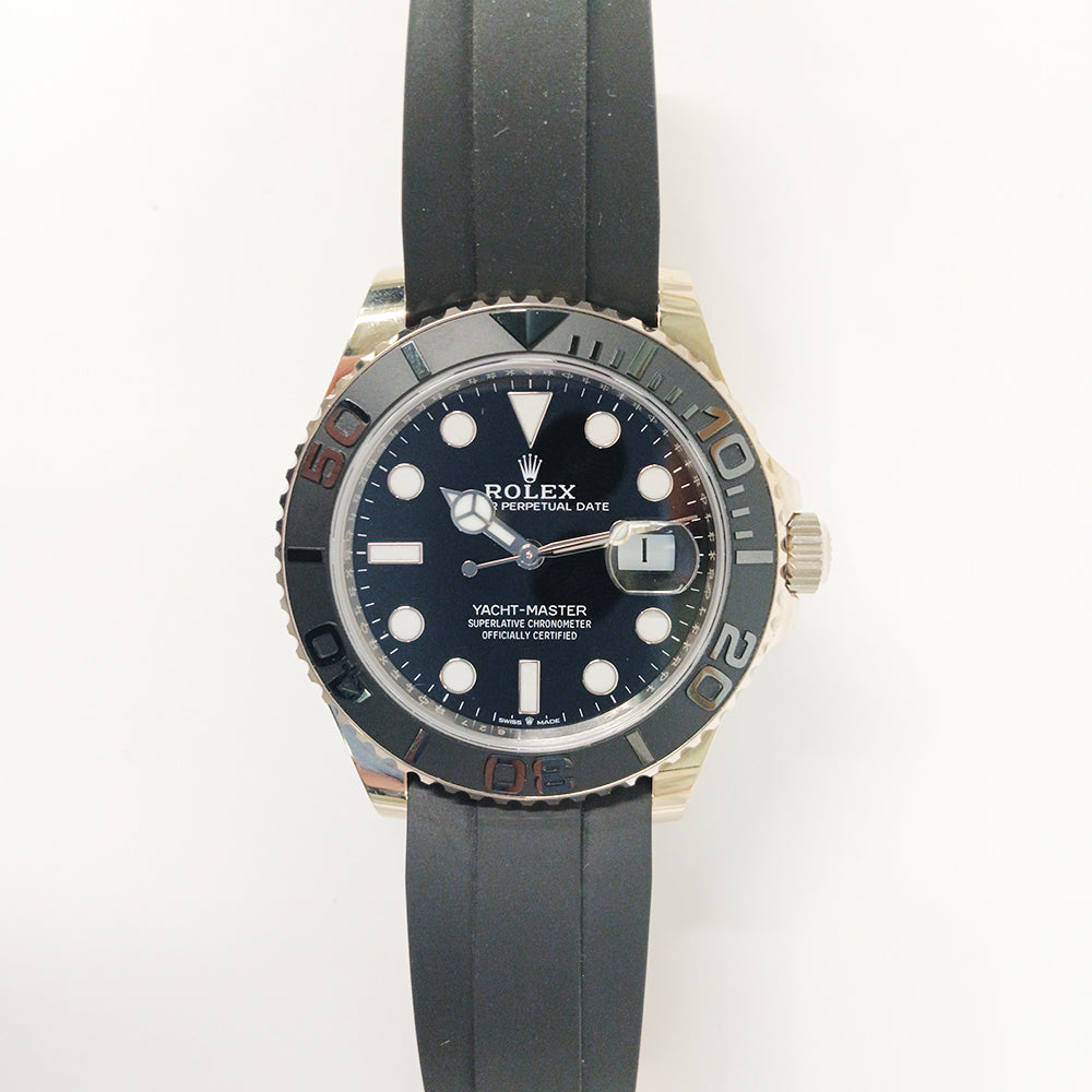 Yacht-Master 42mm White Gold Black Bezel 226659