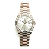 Day-Date 40mm Diamond Bezel White Gold 228349RBR