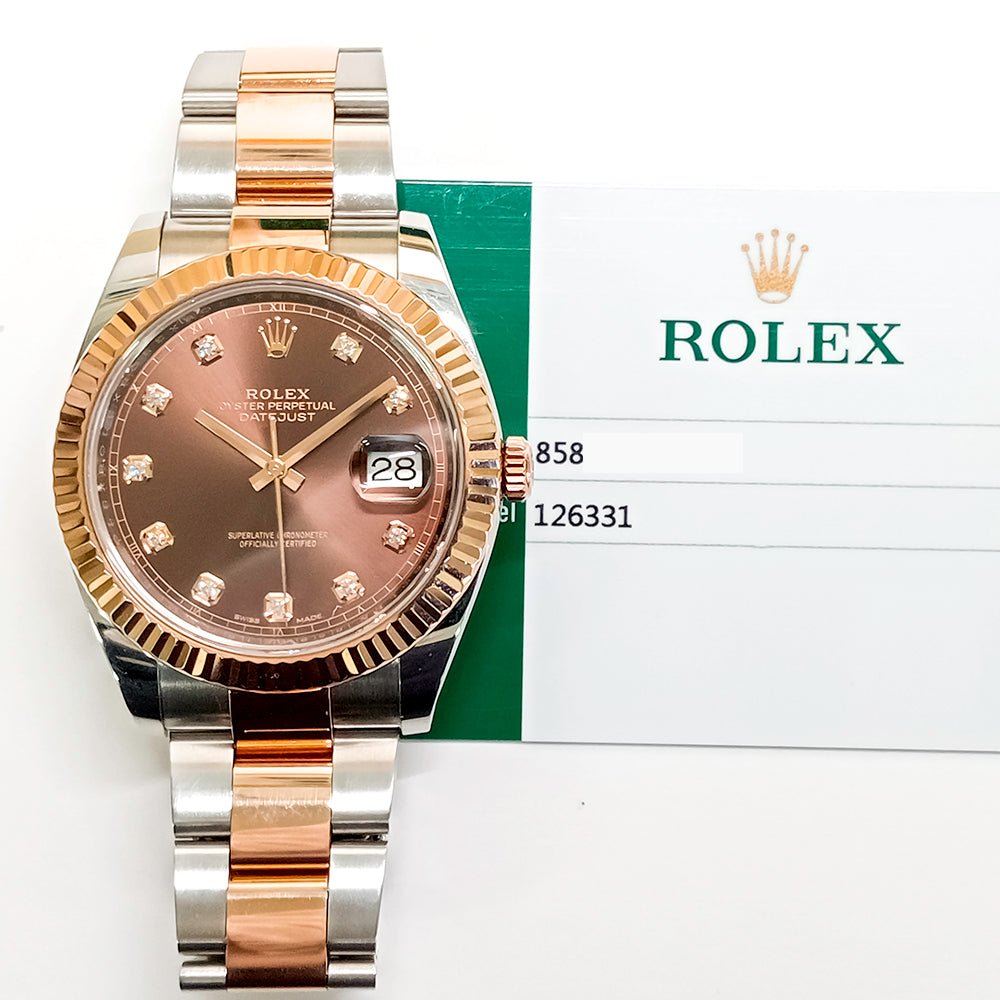 Datejust 41mm Steel and Rose Gold 126331