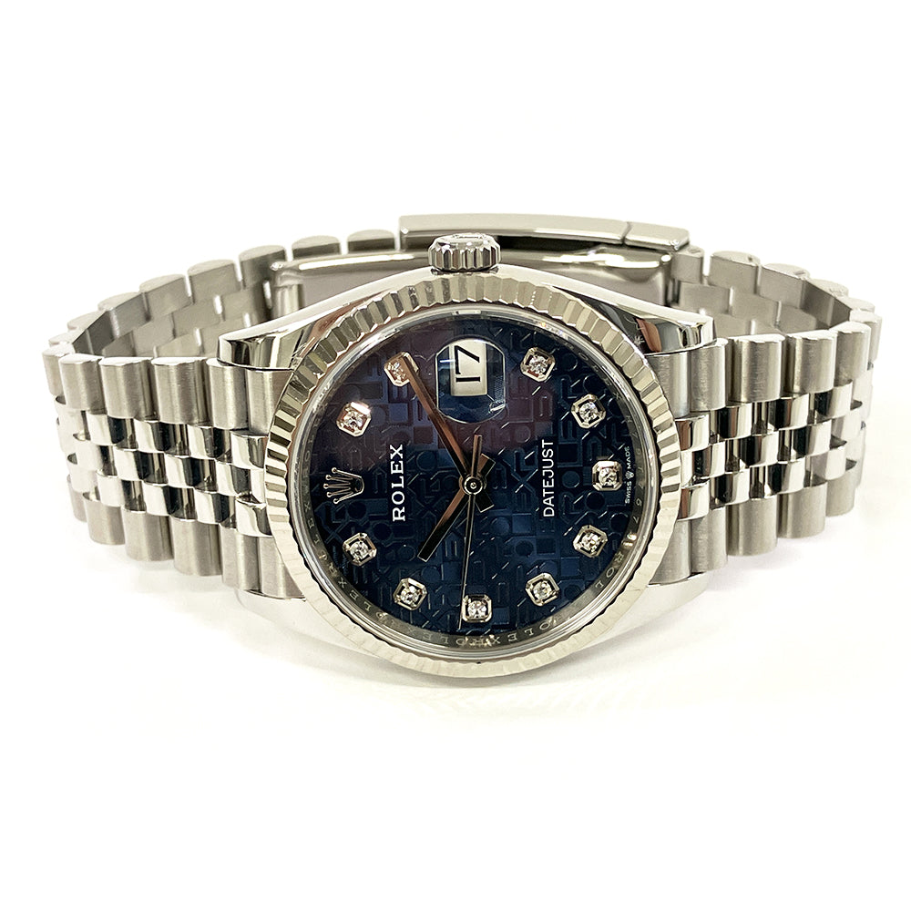 Datejust 36mm Steel and White Gold 126234