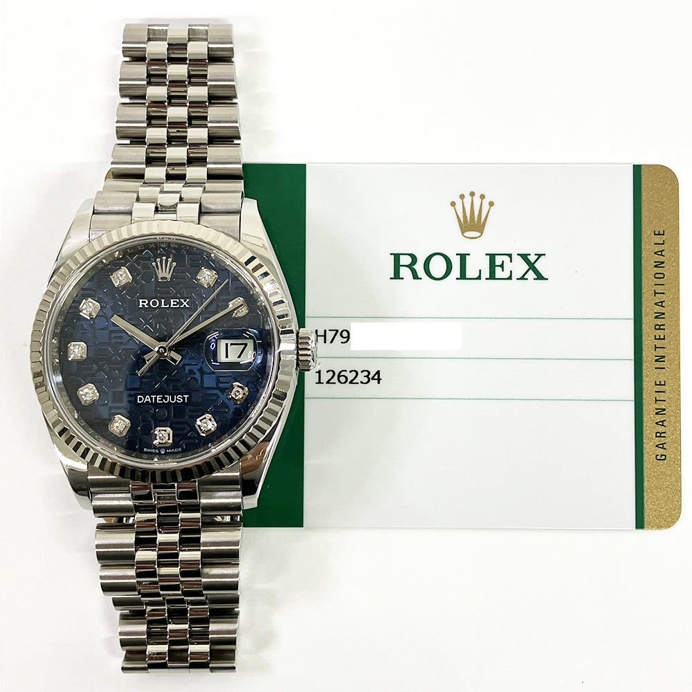 Datejust 36mm Steel and White Gold 126234