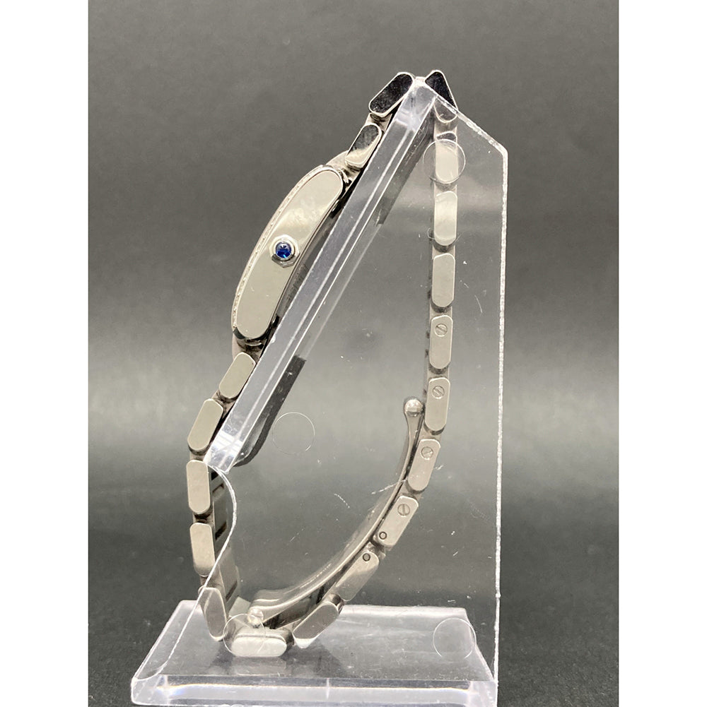 Tank Française Small Diamond Bezel - Steel - 25mm x 20mm W4TA0008