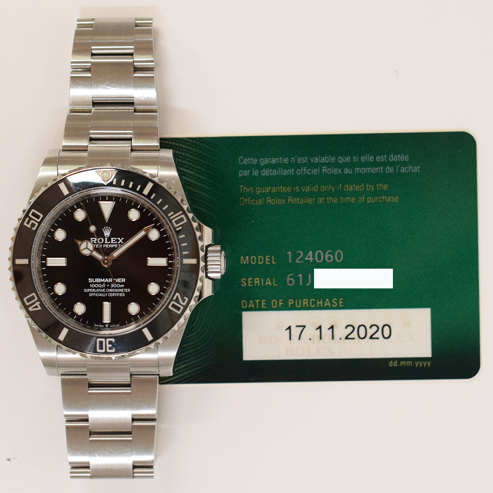 Submariner No Date 41mm Stainless Steel 124060