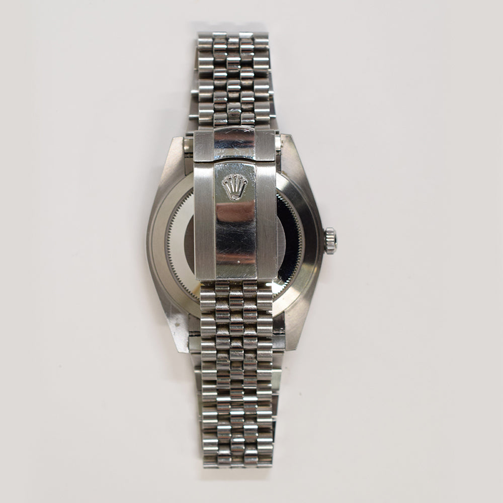 Datejust 41mm Steel and White Gold 126334NG