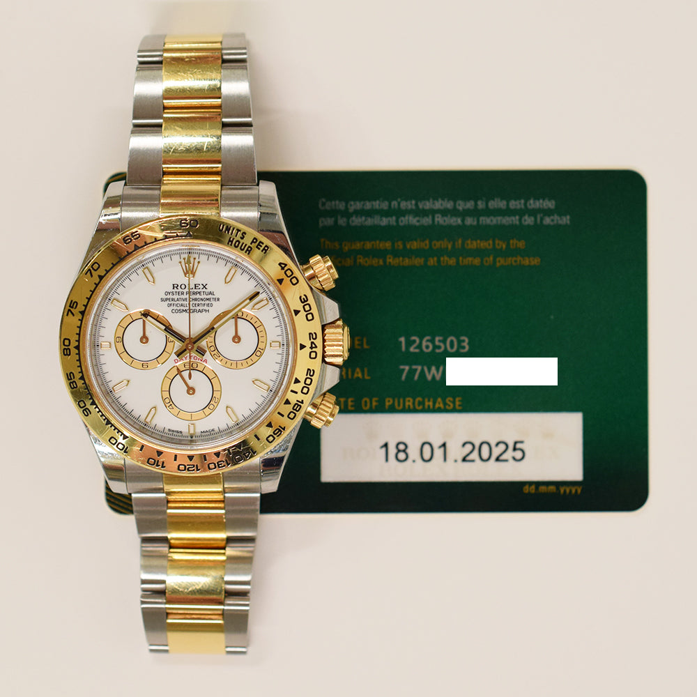 Daytona Steel and Yellow Gold 126503