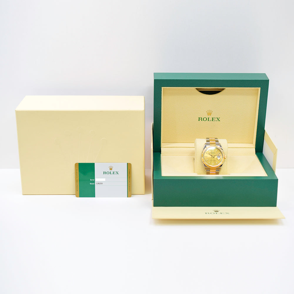Datejust 36mm Steel and Yellow Gold 126233