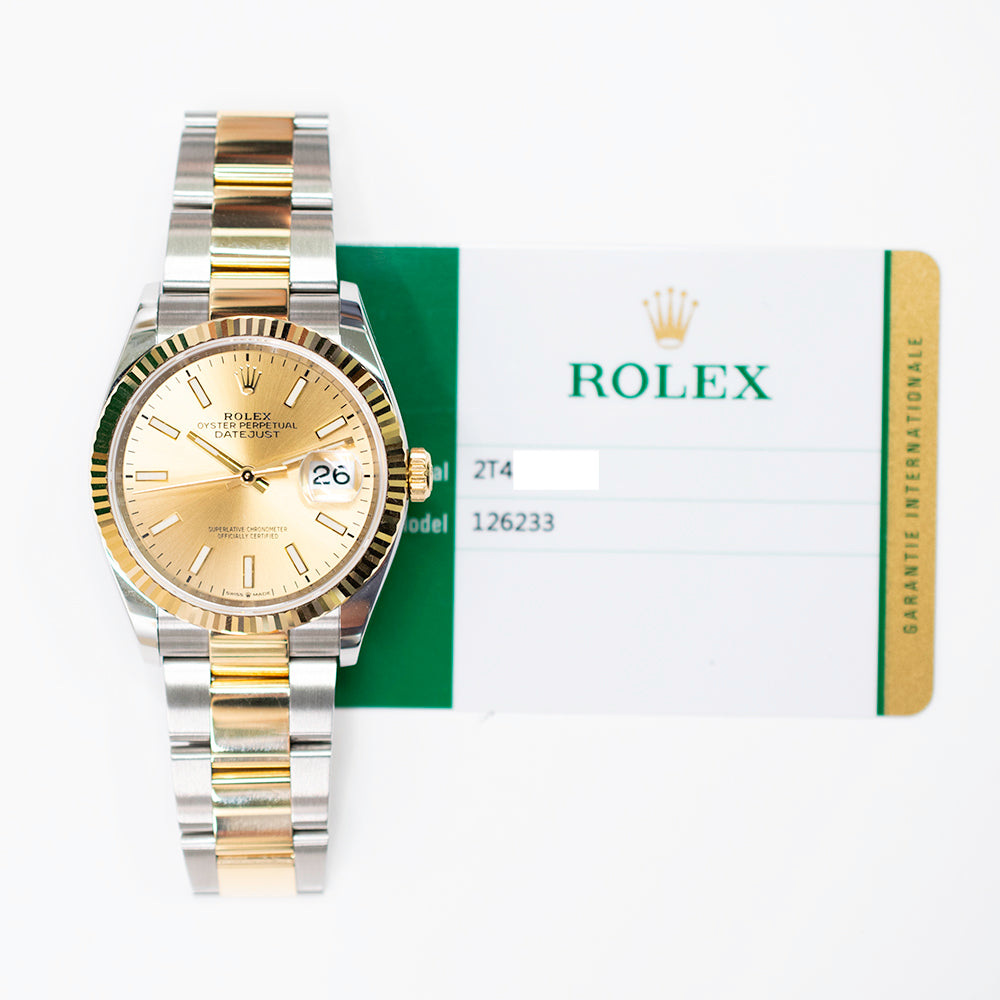 Datejust 36mm Steel and Yellow Gold 126233