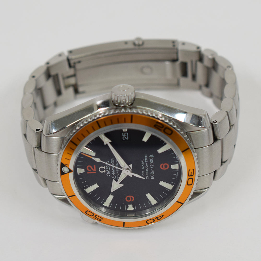 Seamaster Planet Ocean 600M Co-Axial 42mm Stainless Steel Orange Bezel Selfwinding 232.30.42.21.01.002
