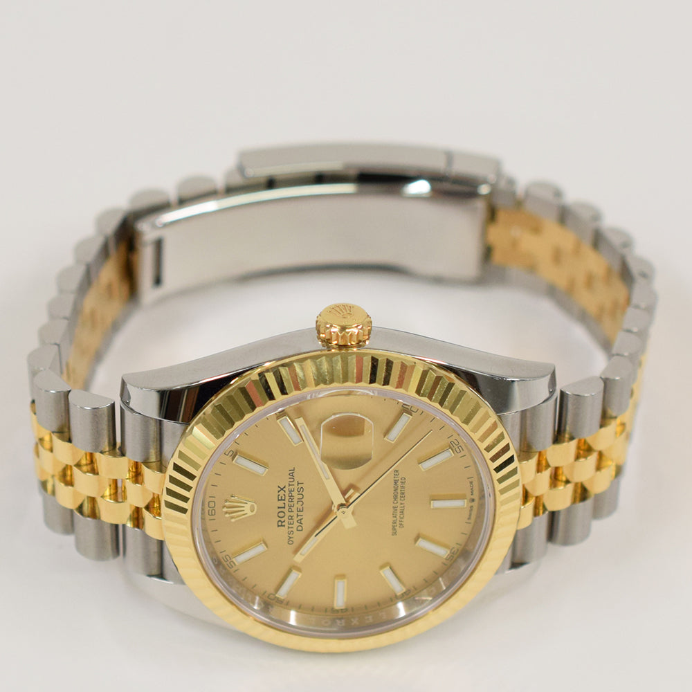 Datejust 41mm Steel and Yellow Gold 126333