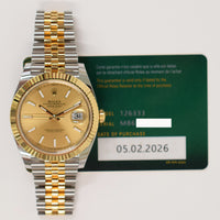 Datejust 41mm Steel and Yellow Gold 126333