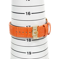 Day-Date 36mm Diamond Bezel Diamond Case Yellow Gold on Strap 128158RBR