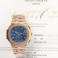 Nautilus Travel Time Flyback Chronograph 40.5mm Rose Gold 5990/1R-001