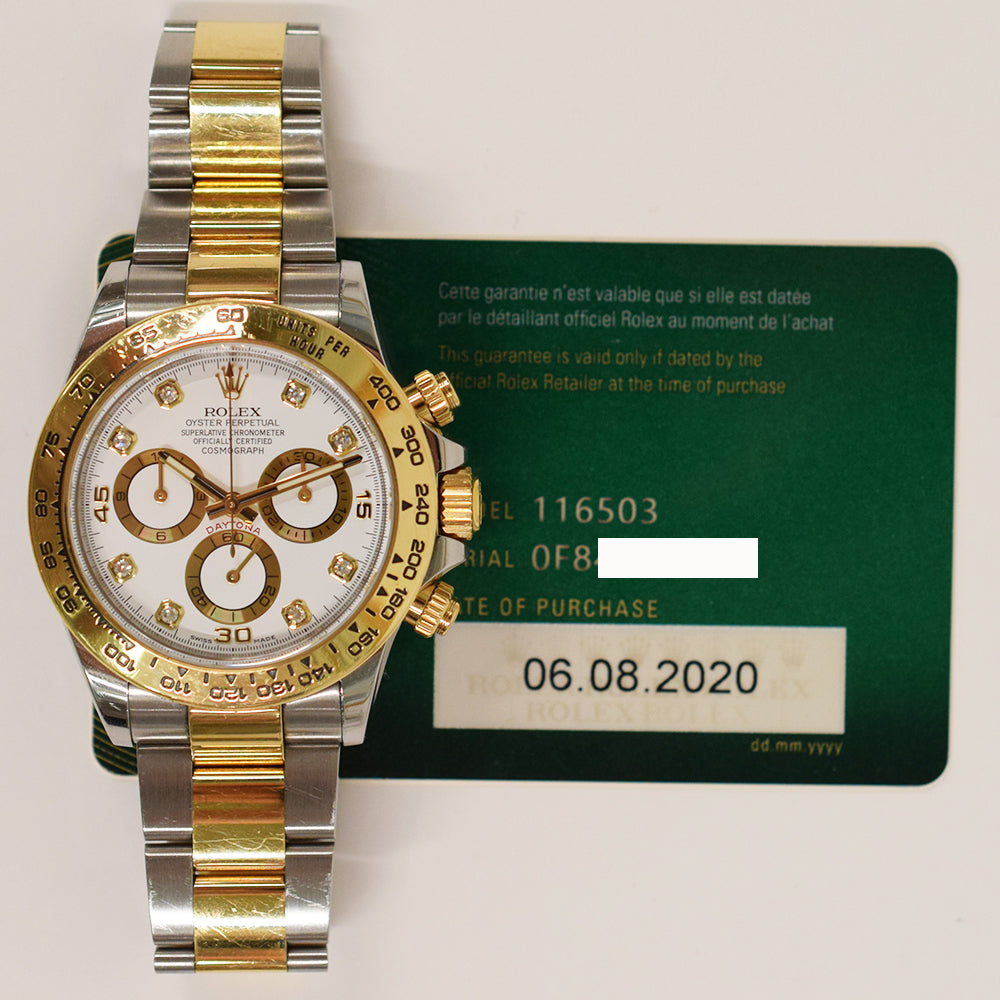 Daytona Steel and Yellow Gold 116503G