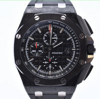 Royal Oak Offshore Chronograph 44mm Forged Carbon on Black Rubber strap 26400AU.OO.A002CA.01