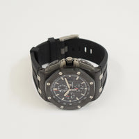 Royal Oak Offshore Chronograph 44mm Forged Carbon on Black Rubber strap 26400AU.OO.A002CA.01