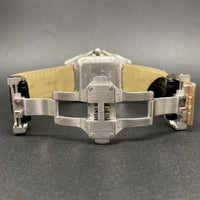 Santos 100 Steel/Rose Gold Bezel - 44.2mm x 35.6mm W20107X7