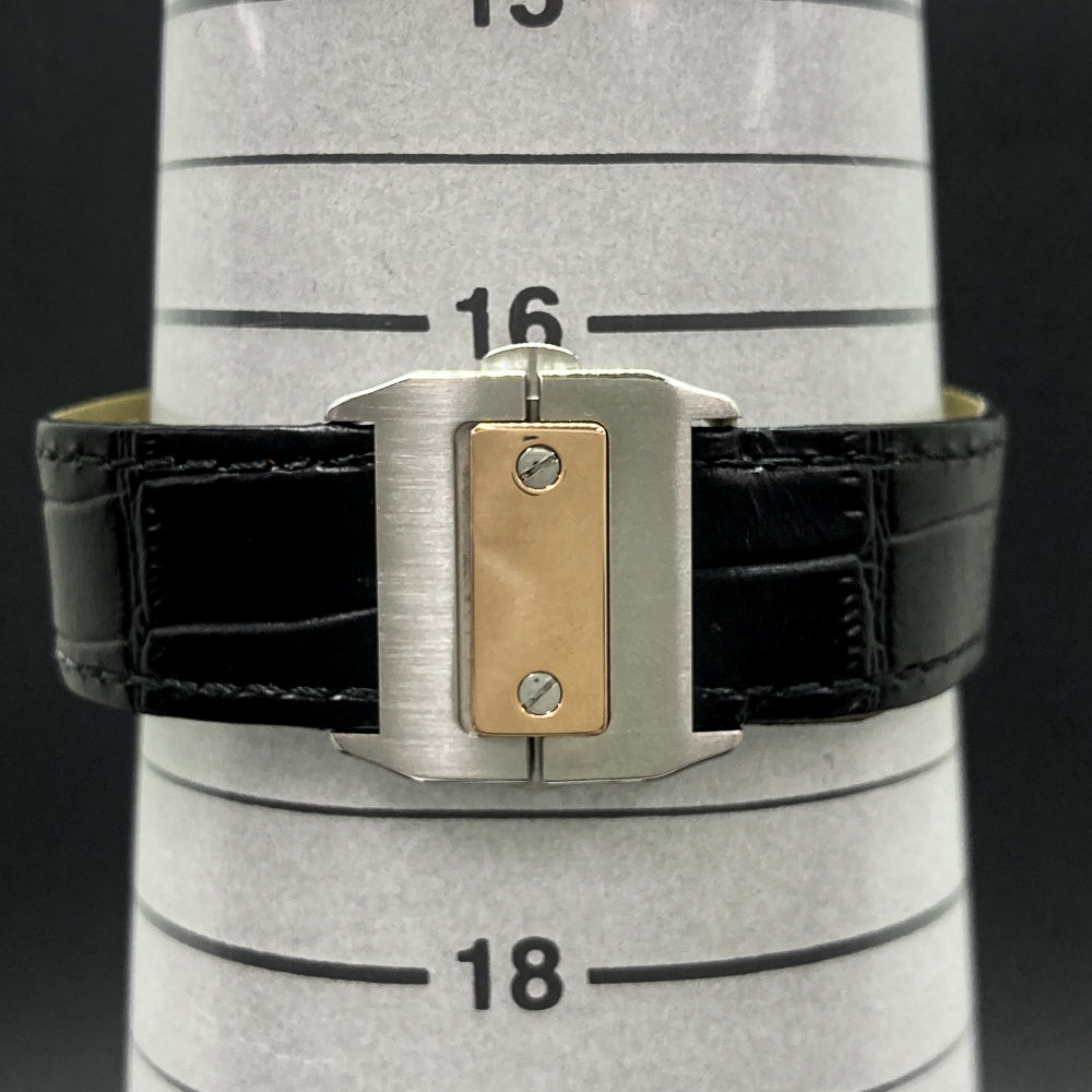 Santos 100 Steel/Rose Gold Bezel - 44.2mm x 35.6mm W20107X7
