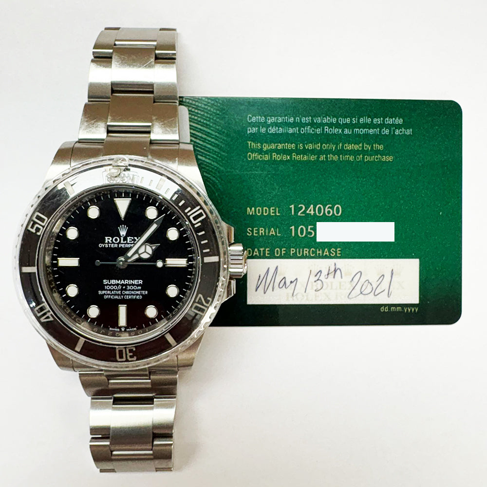 Submariner No Date 41mm Stainless Steel 124060