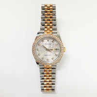 Datejust 36mm Diamond Bezel Steel and Yellow Gold 126283RBR