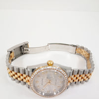Datejust 36mm Diamond Bezel Steel and Yellow Gold 126283RBR