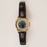 World Time 40mm Cloisonne Enamel Dial Rose Gold  5131R-011
