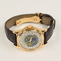 World Time 40mm Cloisonne Enamel Dial Rose Gold  5131R-011