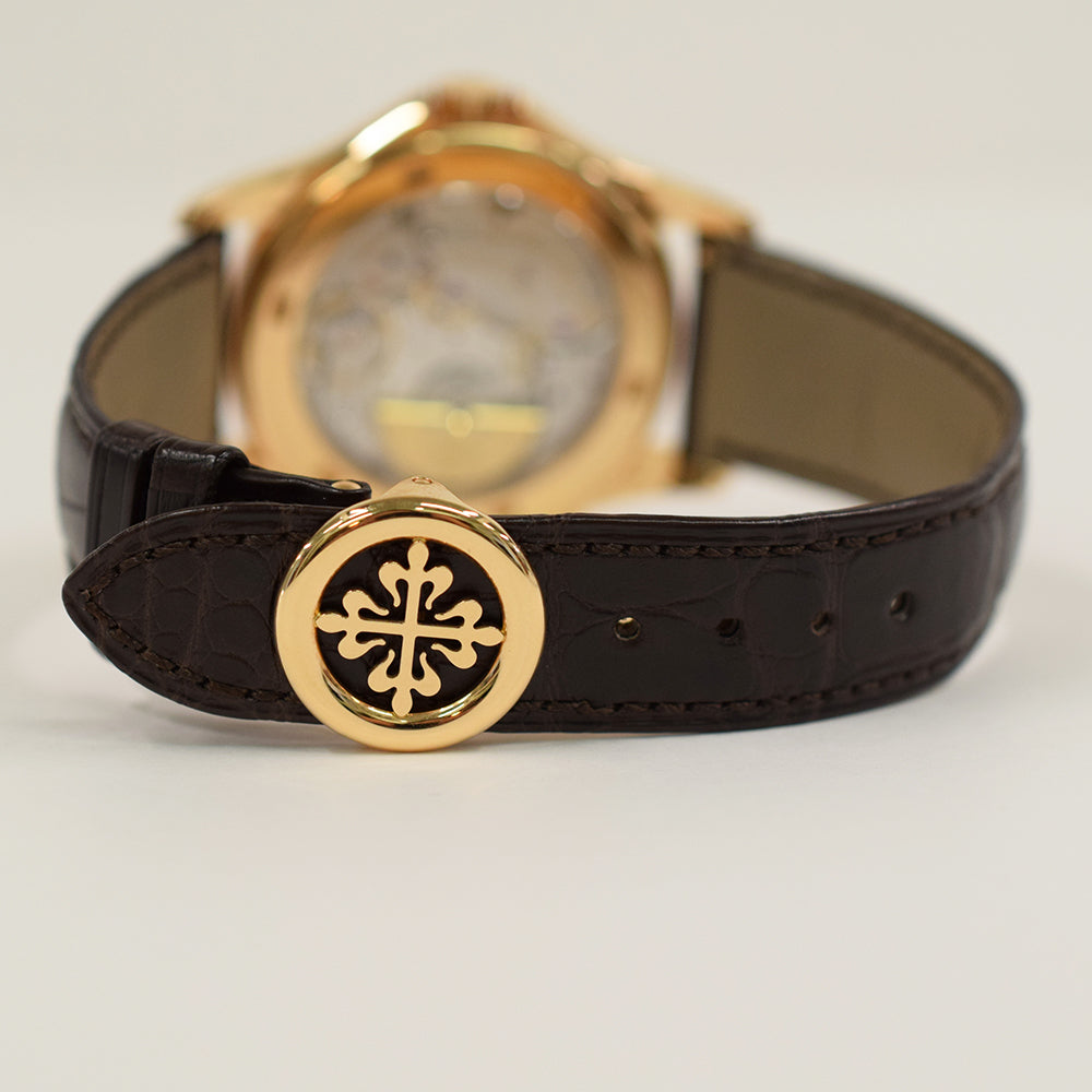 World Time 40mm Cloisonne Enamel Dial Rose Gold  5131R-011