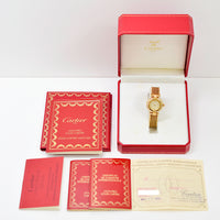 COLISÉE Ladies 24mm Diamond Bezel Yellow Gold WB1017A8