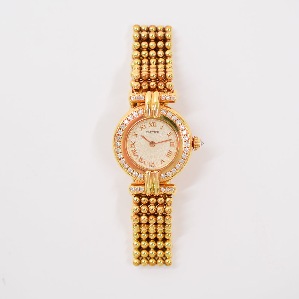 COLISÉE Ladies 24mm Diamond Bezel Yellow Gold WB1017A8