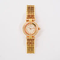 COLISÉE Ladies 24mm Diamond Bezel Yellow Gold WB1017A8