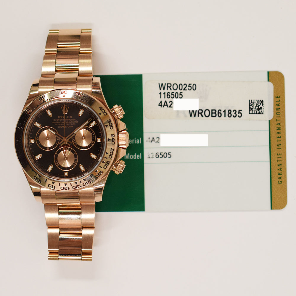 Daytona Rose Gold 116505