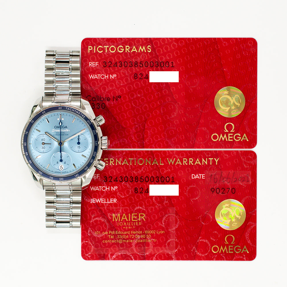 Speedmaster 38 Co-Axial Chronometer Chronograph 38mm Stainless Steel 324.30.38.50.03.001