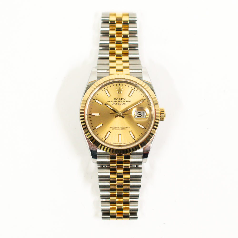 Datejust 36mm Steel and Yellow Gold 126233