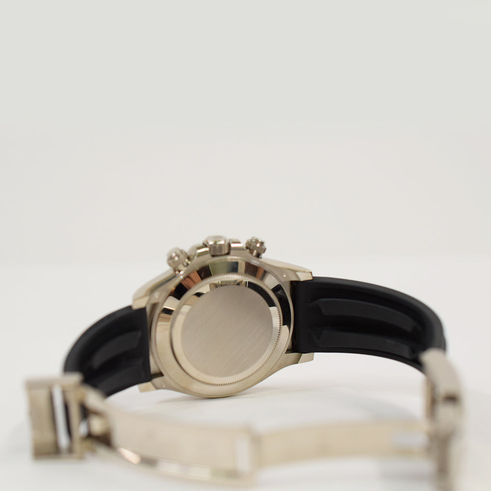 Daytona White Gold with Rubber Strap 116519LN