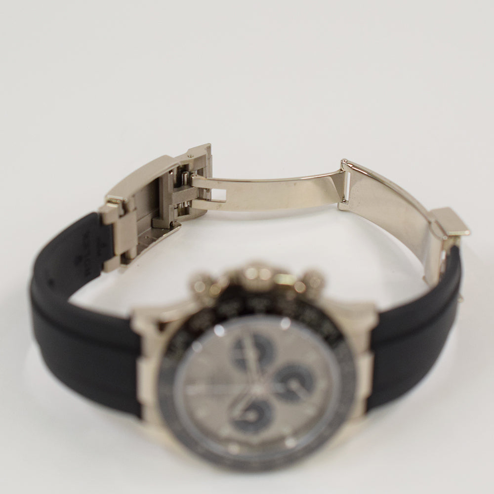 Daytona White Gold with Rubber Strap 116519LN