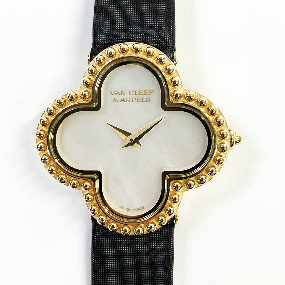 Alhambra 26mm Quartz Yellow Gold VCARD22000