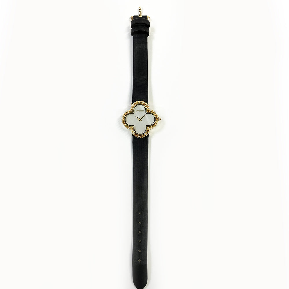 Alhambra 26mm Quartz Yellow Gold VCARD22000
