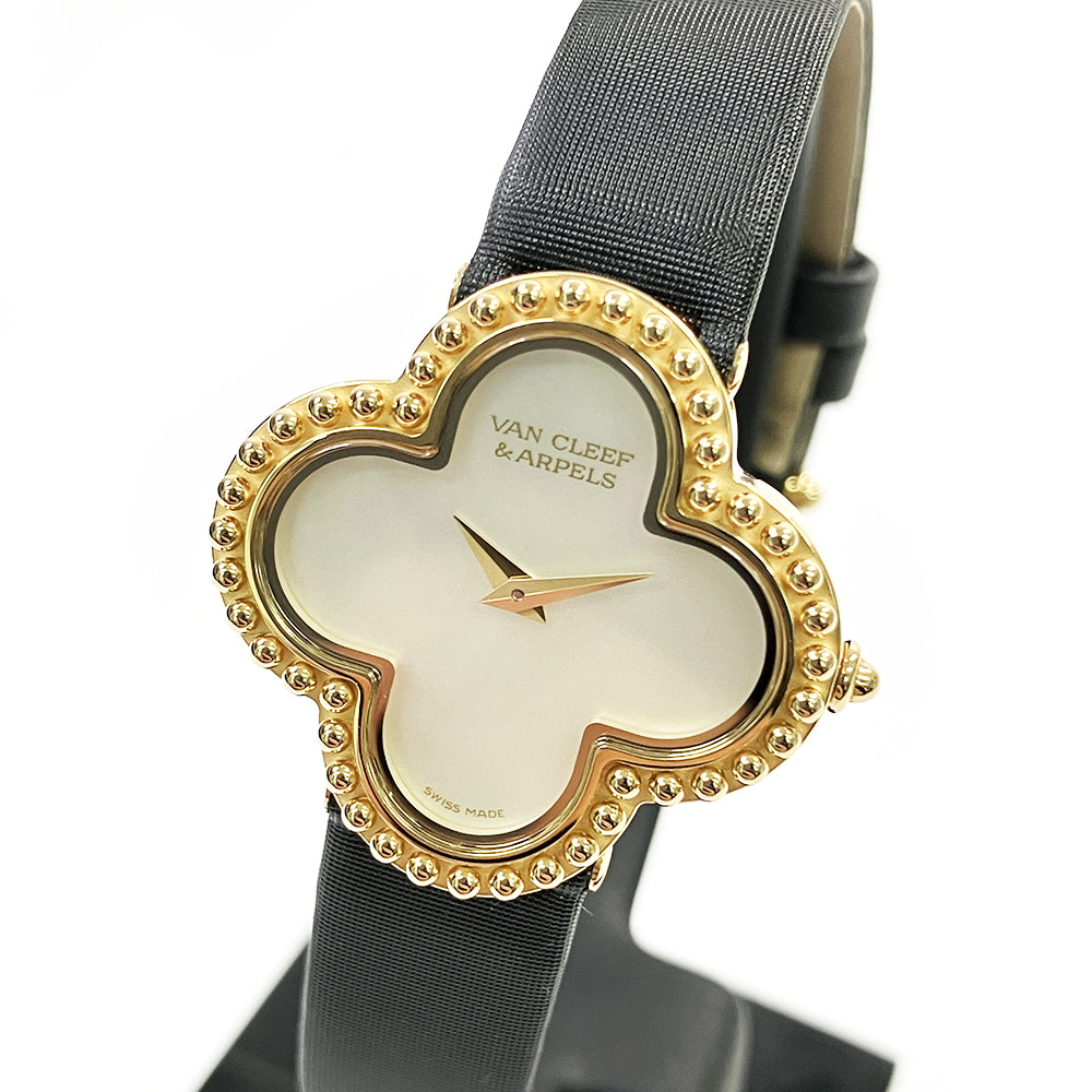 Alhambra 26mm Quartz Yellow Gold VCARD22000