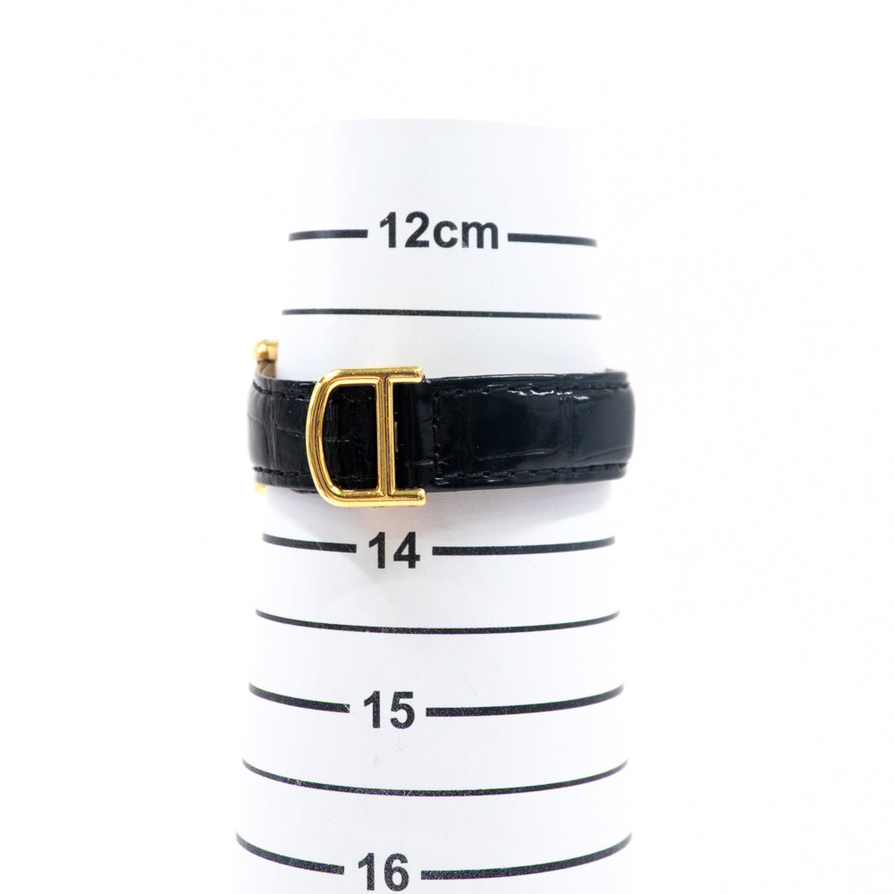 Tank Basculante Quartz Diamond Bezel - 23mm x 37mm - Yellow Gold WA202251