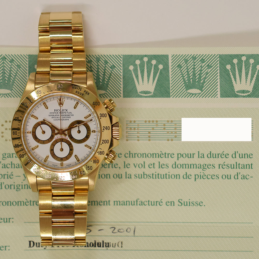 Daytona Yellow Gold "Zenith Movement" 16528