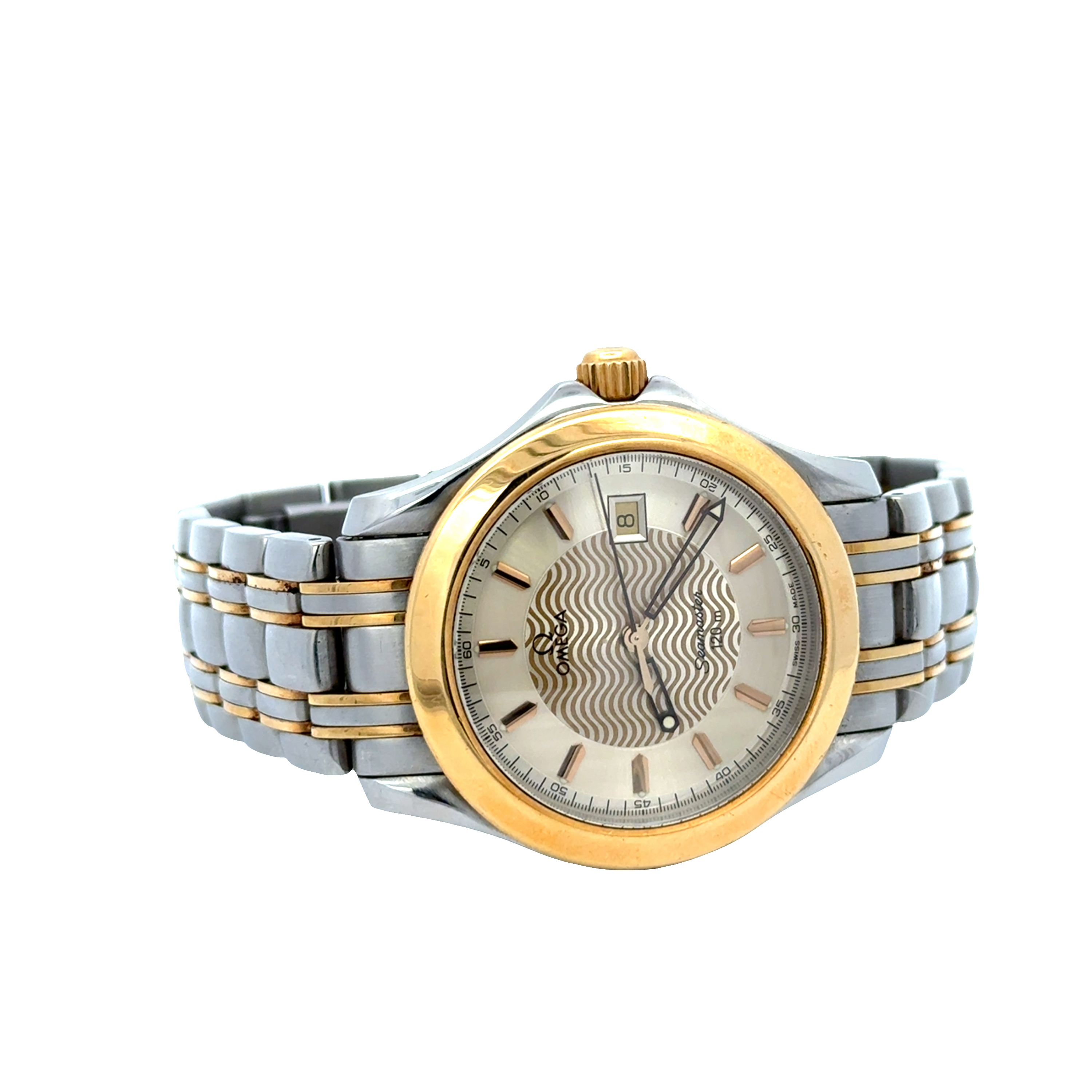 Pre-Owned Vintage Omega Seamaster 1970s Two-Tone Steel & Gold Watch