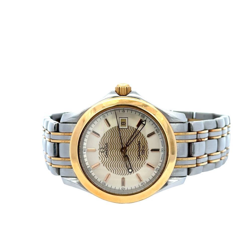 Pre-Owned Vintage Omega Seamaster 1970s Two-Tone Steel & Gold Watch
