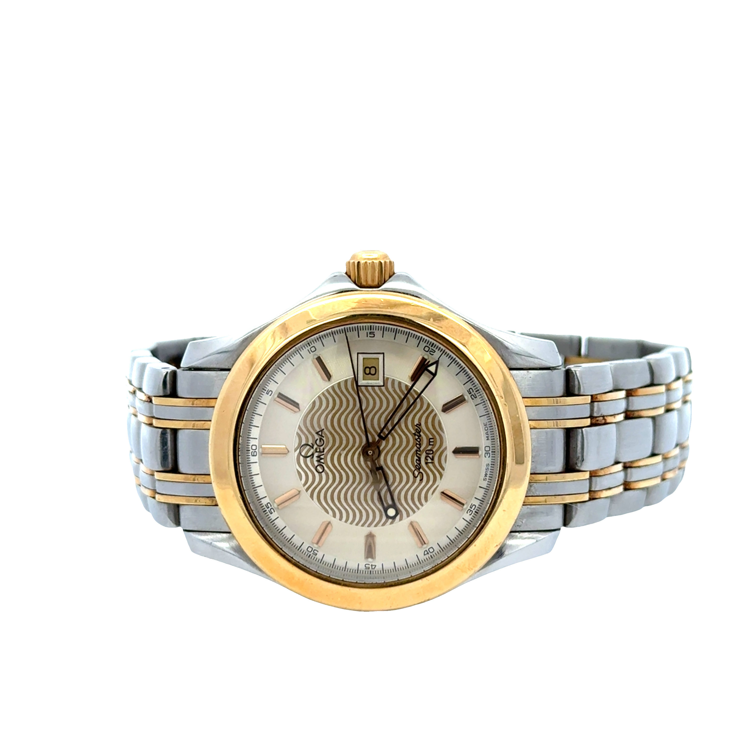 Pre-Owned Vintage Omega Seamaster 1970s Two-Tone Steel & Gold Watch